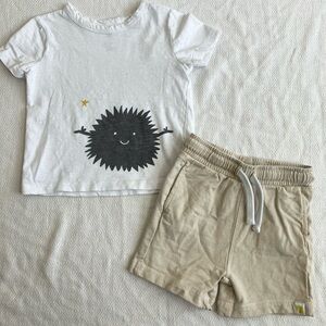 Rise little earthling summer set tee shorts 12-18 months 2T